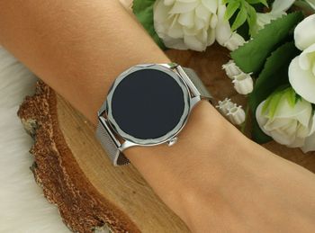 Smartwatch damski Garett Viva srebrny stalowy ....jpg
